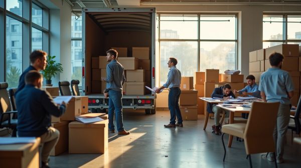 Affrontez les défis d'un déménagement de bureaux tranquille